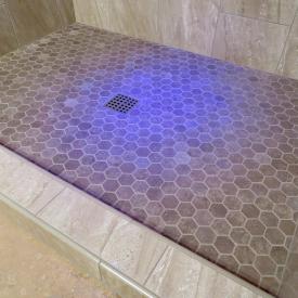 Chattaroy Master Bathroom Illuminated Shower Detail 7
